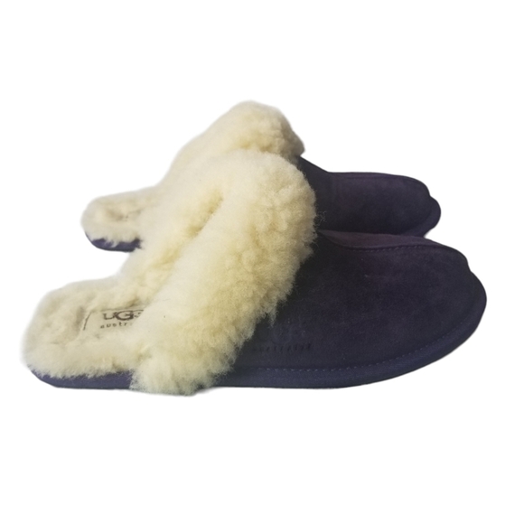 UGG scuffette II purple shearling slippers - Picture 1 of 9